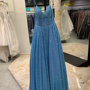 Shimmering Blue Gown